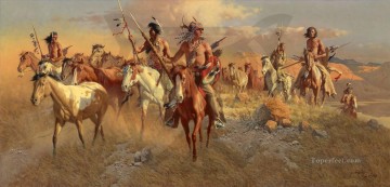 Los Raiders del oeste de América Pinturas al óleo